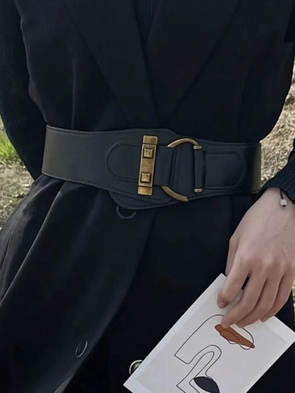 🖤 PLUS Faux Leather Stretch Belt 🖤